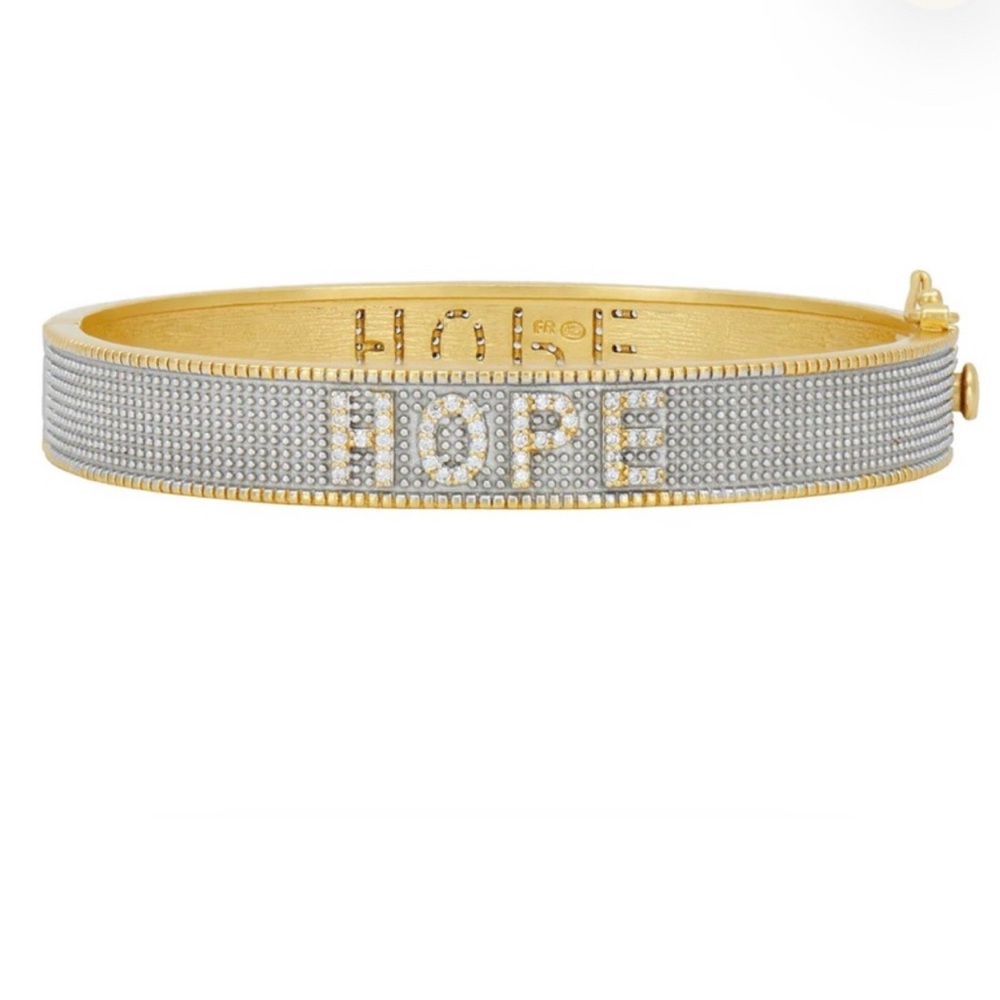 Gold and Silver 'Hope' Bracelet